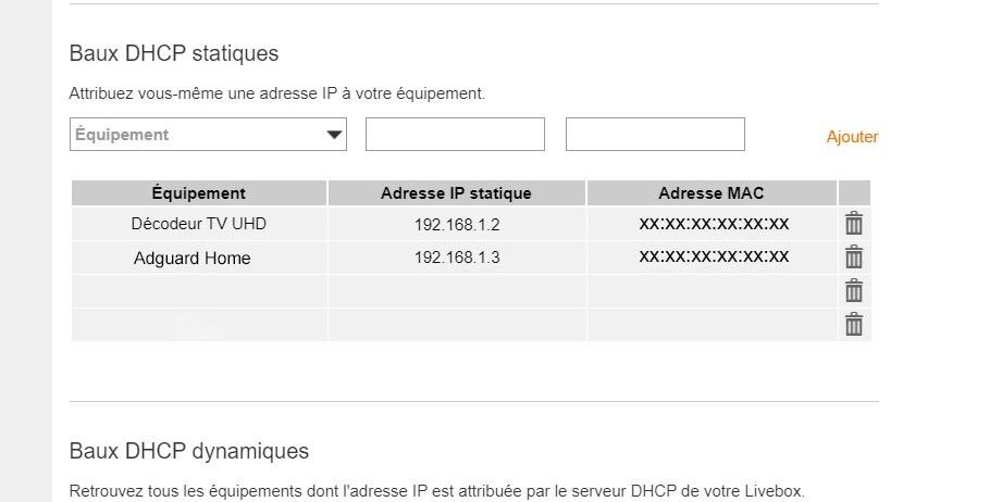 AdGuard Home DHCP Configuration