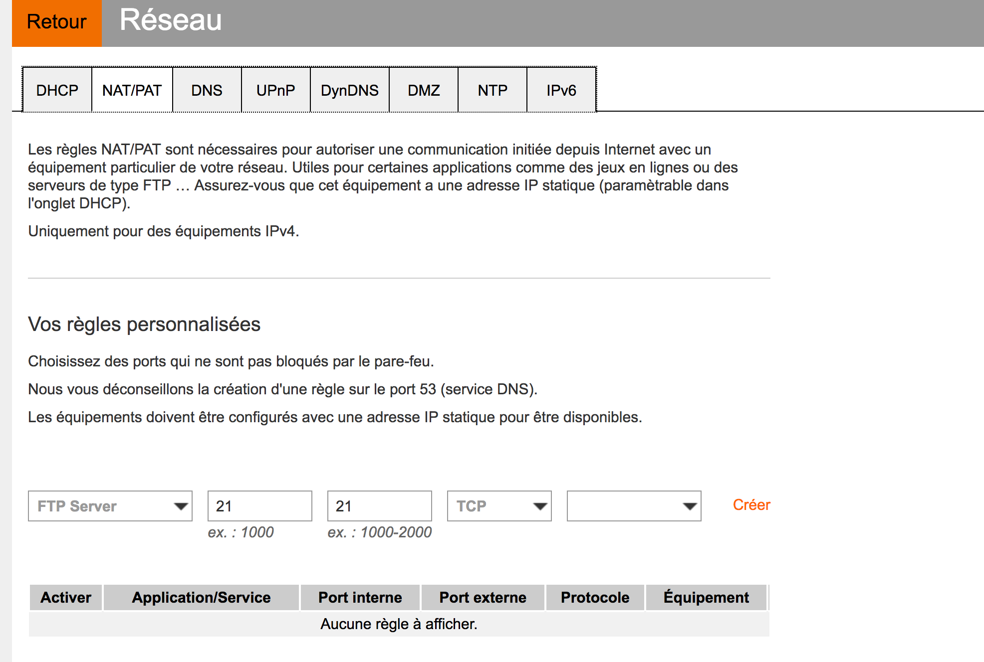 Port Forwarding Configuration